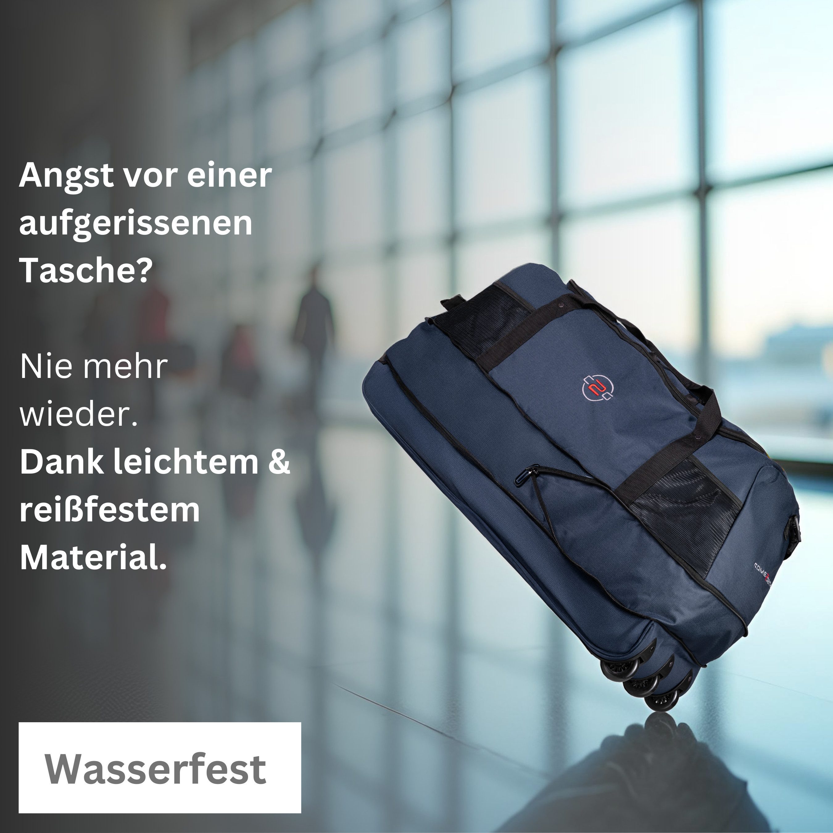 cocoono Reisetasche Faltbare Reisetasche mit Rollen 120 L – XXL Rolltasche – Bild 3 von 5