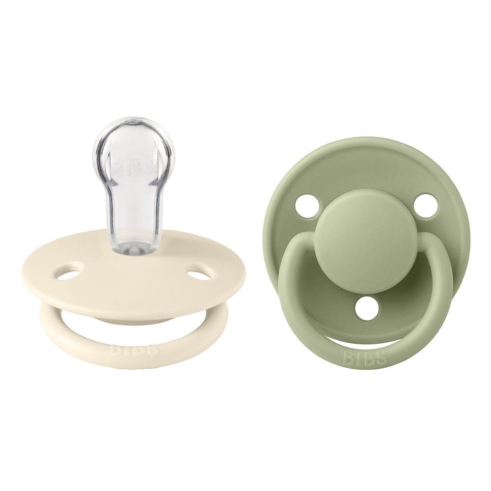 Schnuller Bibs de Lux Kirschform Beruhigungssauger Silikon 0-36 M