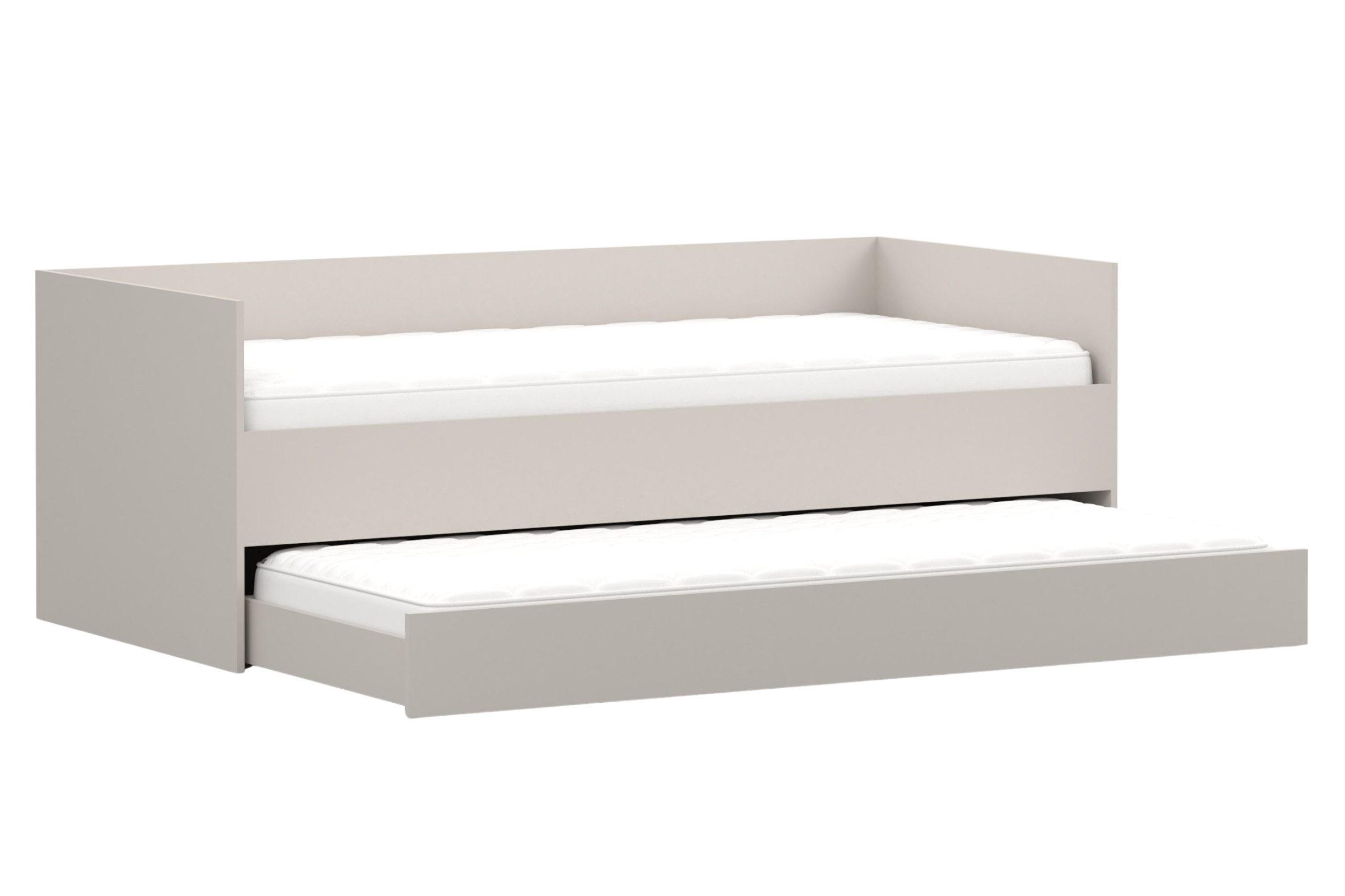 Deine Möbel 24 Jugendbett SIMO Jugendbett Kinderbett 90x200 cm mit Ausziehbett 80x200 cm (Set, 1-tlg., ideal für Kinder und Jugendliche), 2 Schlafplätze, Gästebett, platzsparendes Kinderzimmerbet