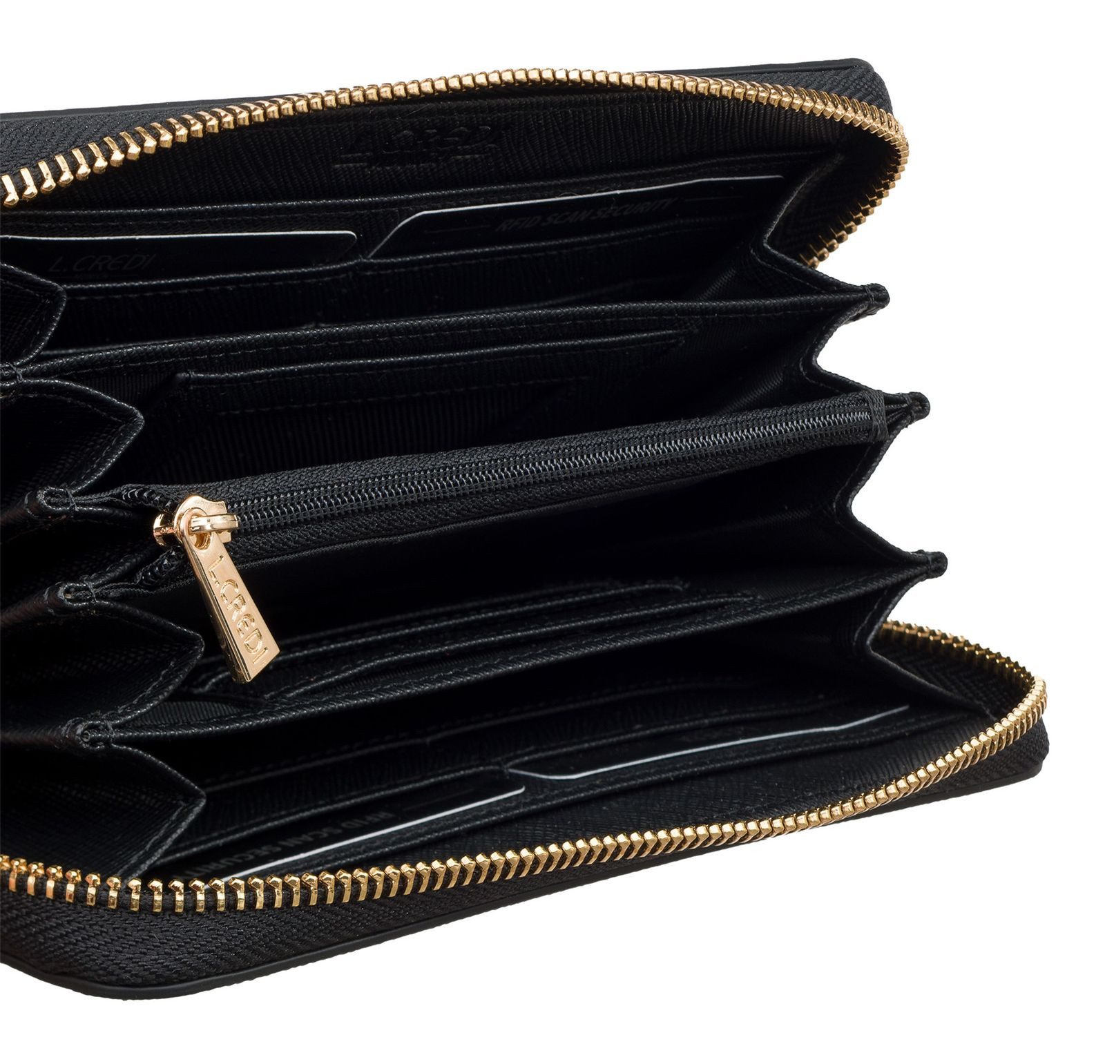 L. CREDI Geldbörse Zip Around Wallet, günstig online kaufen