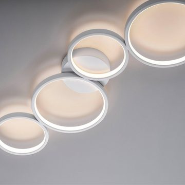 Paul Neuhaus LED Deckenleuchte KIRINGE, LED fest integriert, Warmweiß