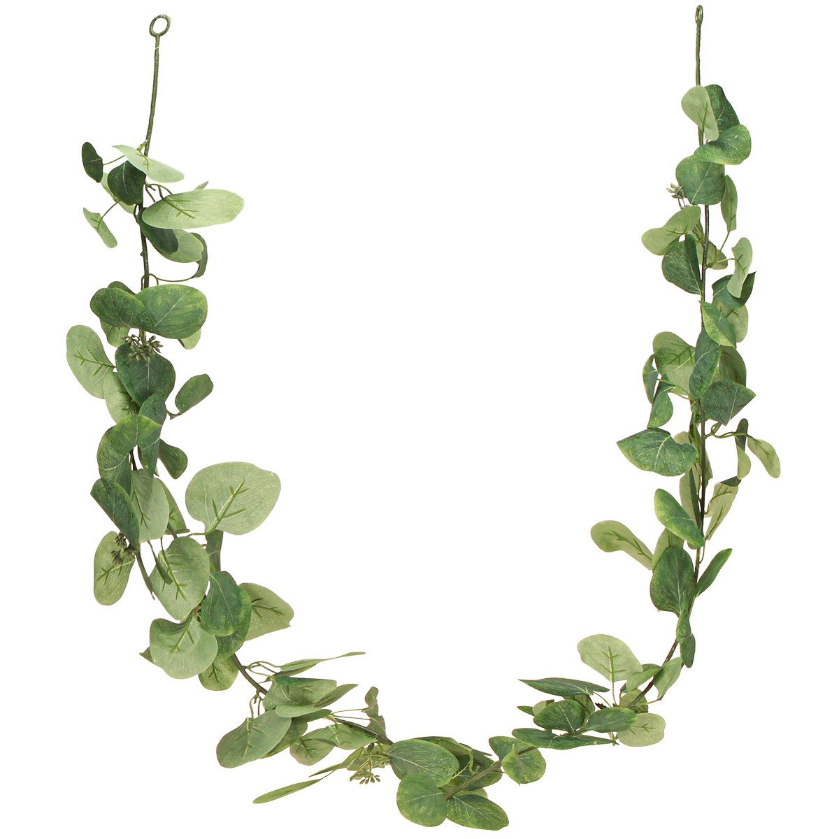 Kunstgirlande Eukalyptus künstlich 160cm Deko-Girlande grün, günstig online kaufen