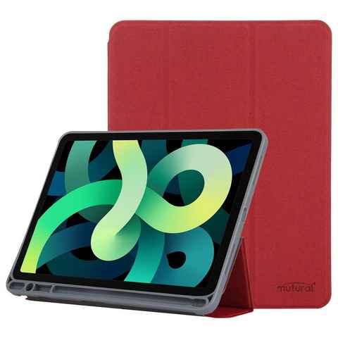 Wigento Tablet-Hülle Für Apple iPad Air 10.9 2020 Original Mutural 3 folt Wake UP Smart Cover Tablet Tasche Etuis