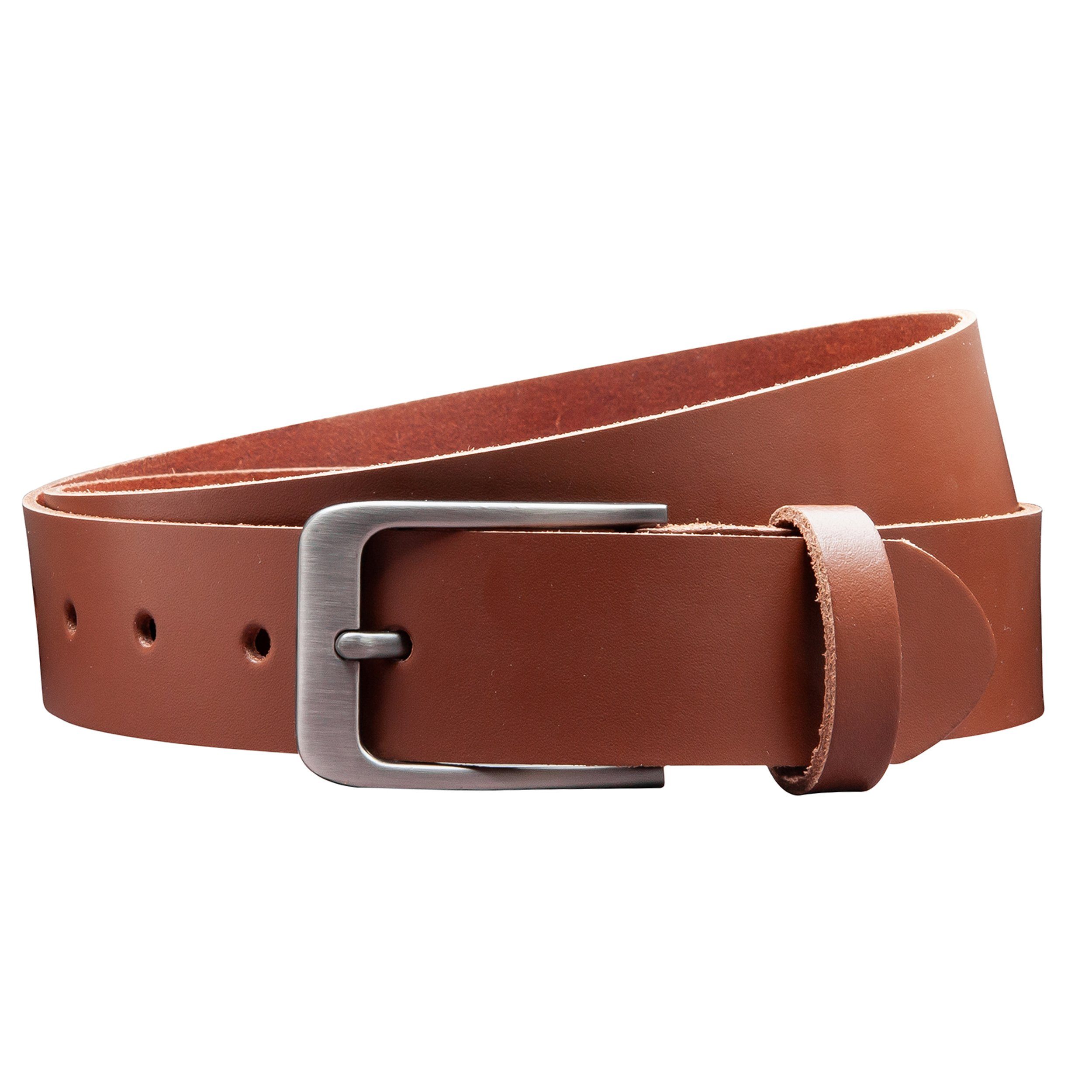 COLOGNEBELT Ledergürtel OM411-SL-Hellbraun MADE IN GERMANY, Hellbraun Kürzb günstig online kaufen