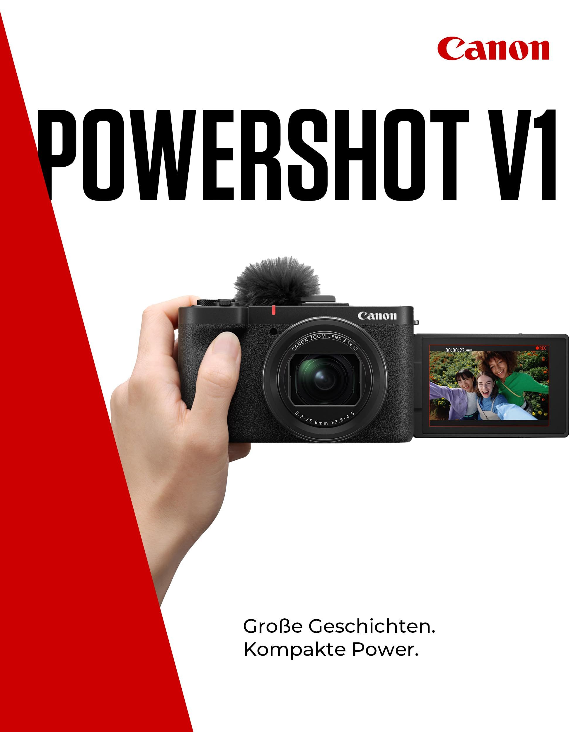 Canon PowerShot V1 Systemkamera (Integriertes Mikrofon mit Rauschunterdrückung)