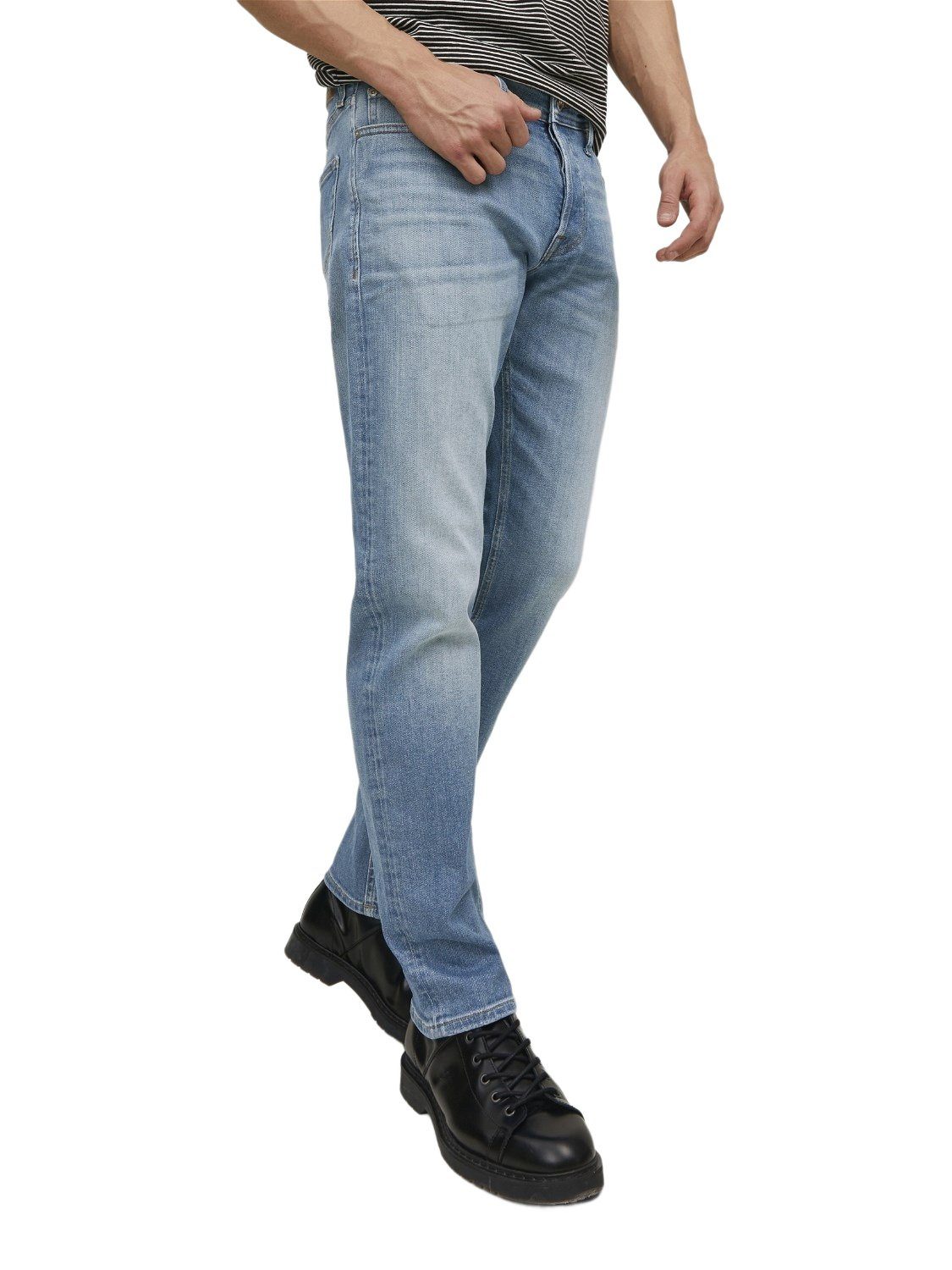 JJORIGINAL Jones JOS Jack JJIMIKE Stretch Relax-fit-Jeans 011 & mit