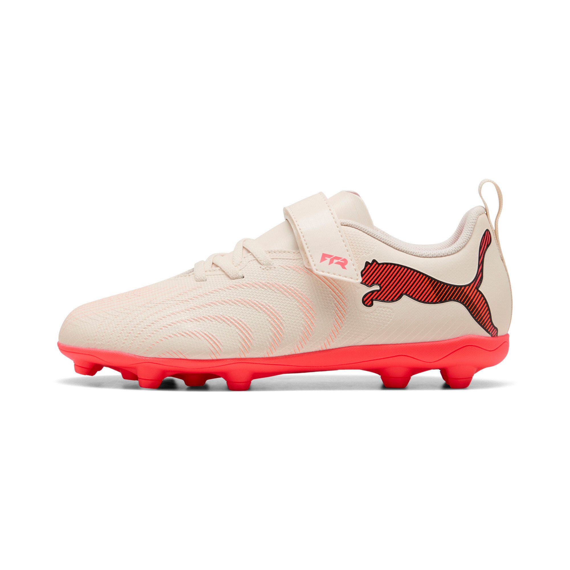PUMA FUTURE 9 PLAY V FGAG RB Jr SUGARED ALMOND-PUMA WHITE-ULTRA RED Fußballschuh