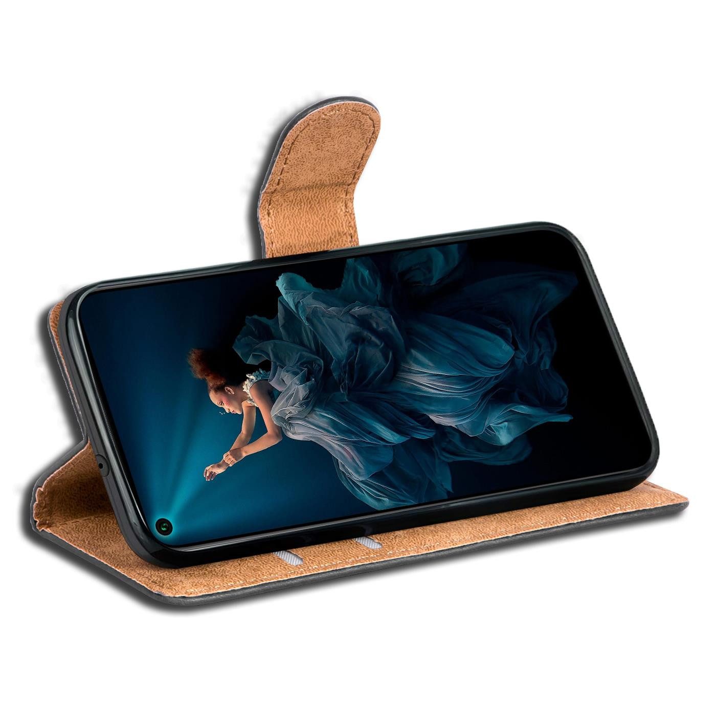 CoolGadget Handyhülle Book Case Handy Tasche für Honor 20 6,3 Zoll, Hülle Klapphülle Flip Cover Etui Schutzhülle stoßfest