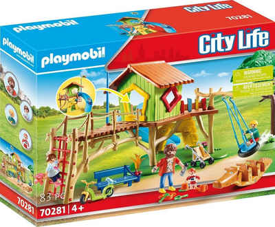 Playmobil® Konstruktions-Spielset Abenteuerspielplatz (70281), City Life, (83 St), Made in Germany