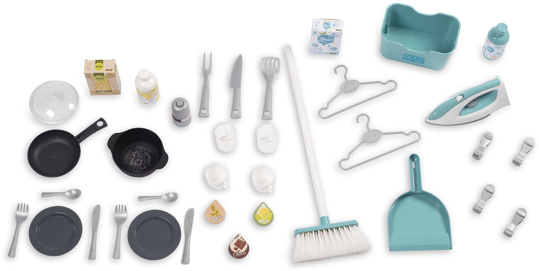 Smoby Spielküche Tefal Studio Küche mit Waschsalon Kunststoff günstig online kaufen