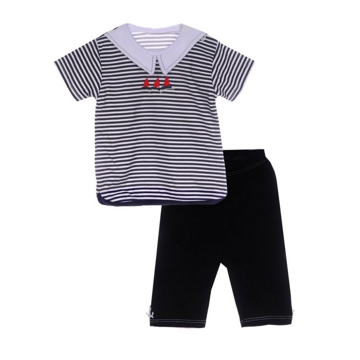 La Bortini Shirt & Leggings Shirt und Leggings Shorts Baby Anzug 2Tlg. Set 56 62