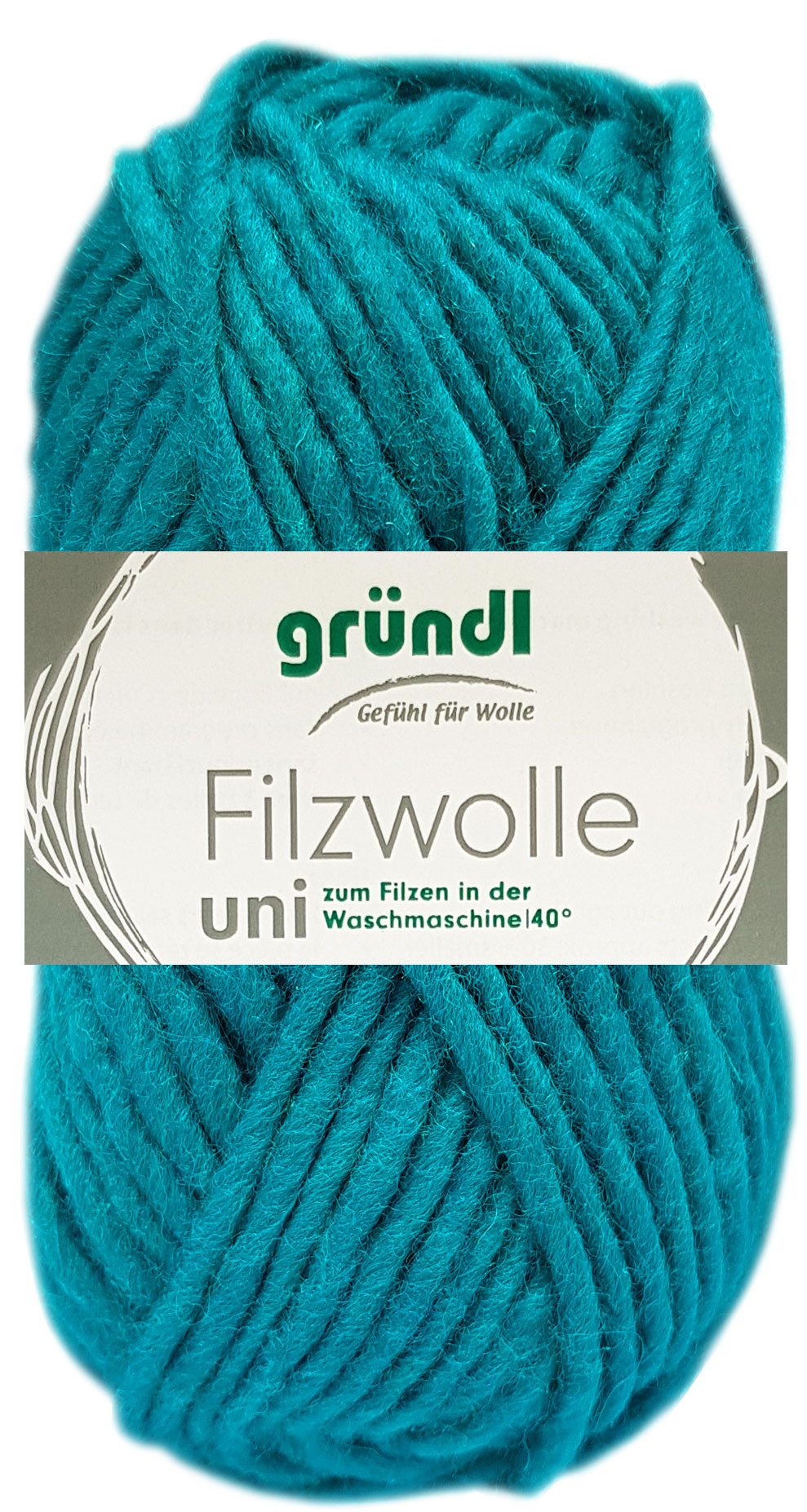 Gründl 50 Gramm Gründl Filzwolle Uni Farbauswahl Bastelgarn