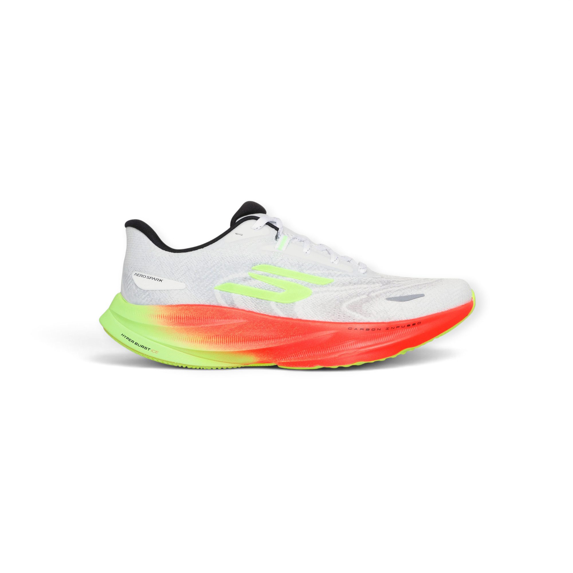Skechers Aero Spark weiss/rot/lime Herren Laufschuh