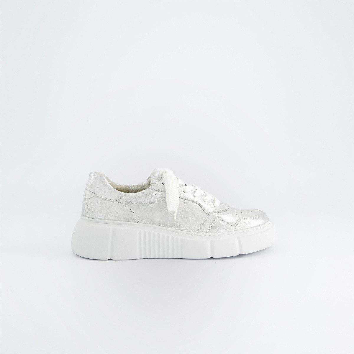 Paul Green 5401-037, Sneaker in Silber für Damen Sneaker