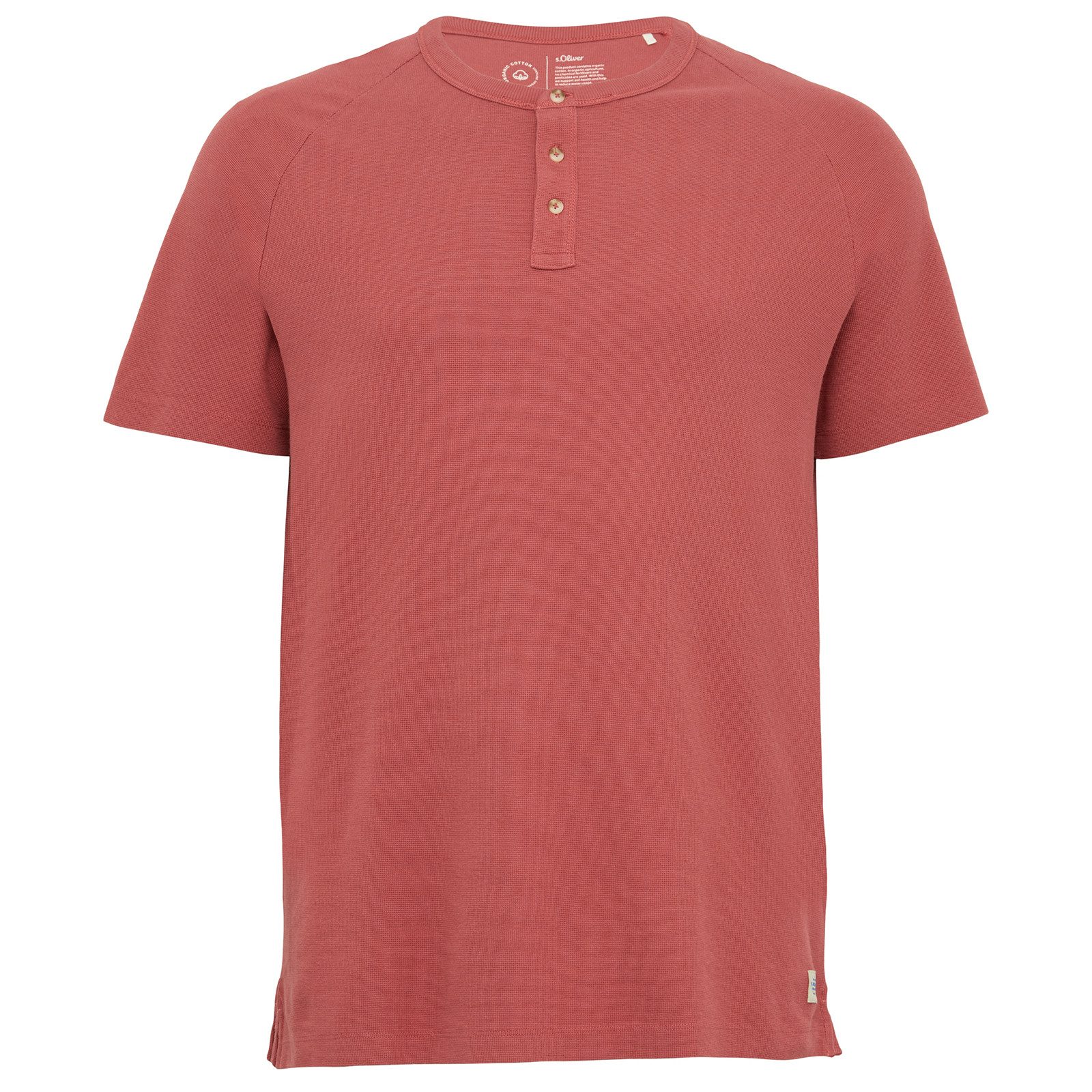 s.Oliver Rundhalsshirt s.Oliver XXL Henley T-Shirt günstig online kaufen