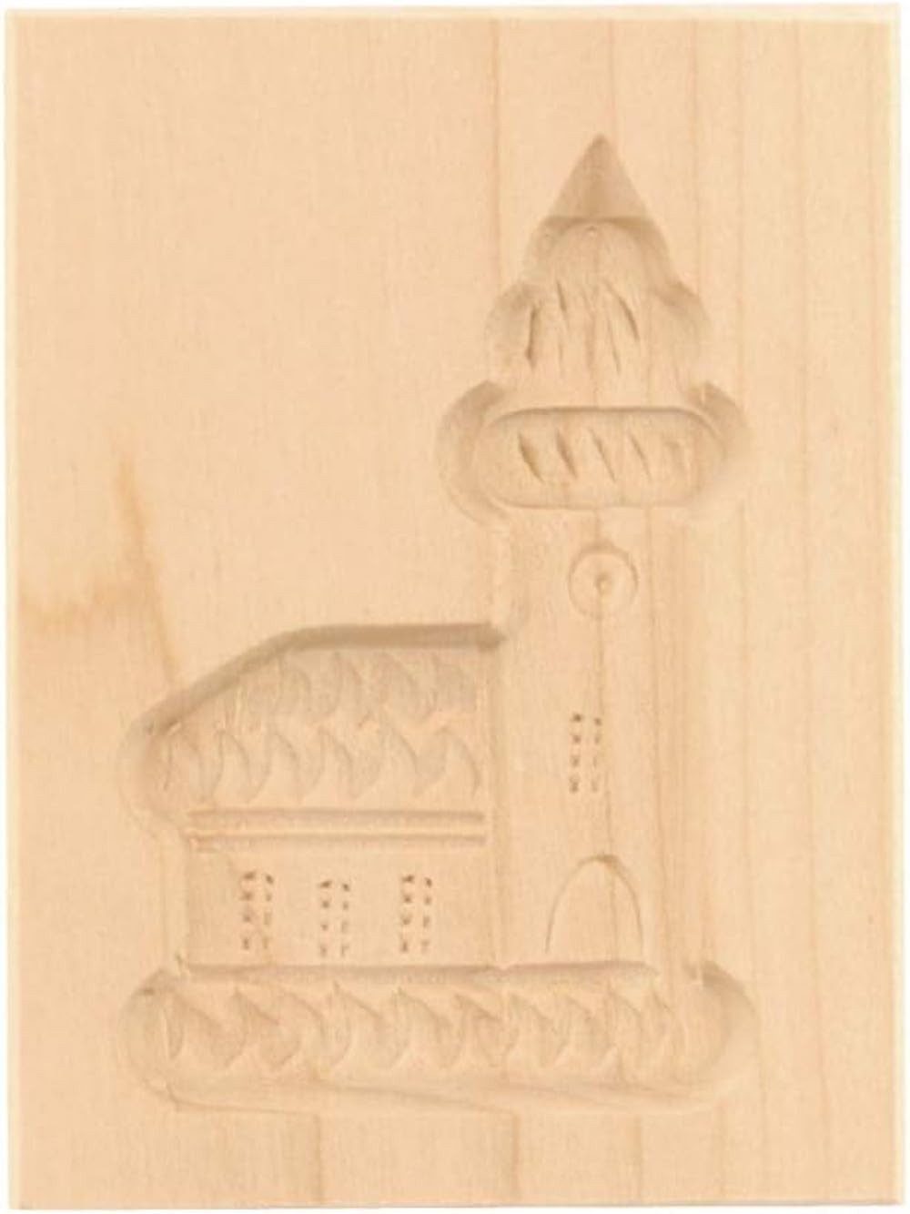 Hofmeister Ausstechform Kirche, Ahornholz, Spekulatiusform