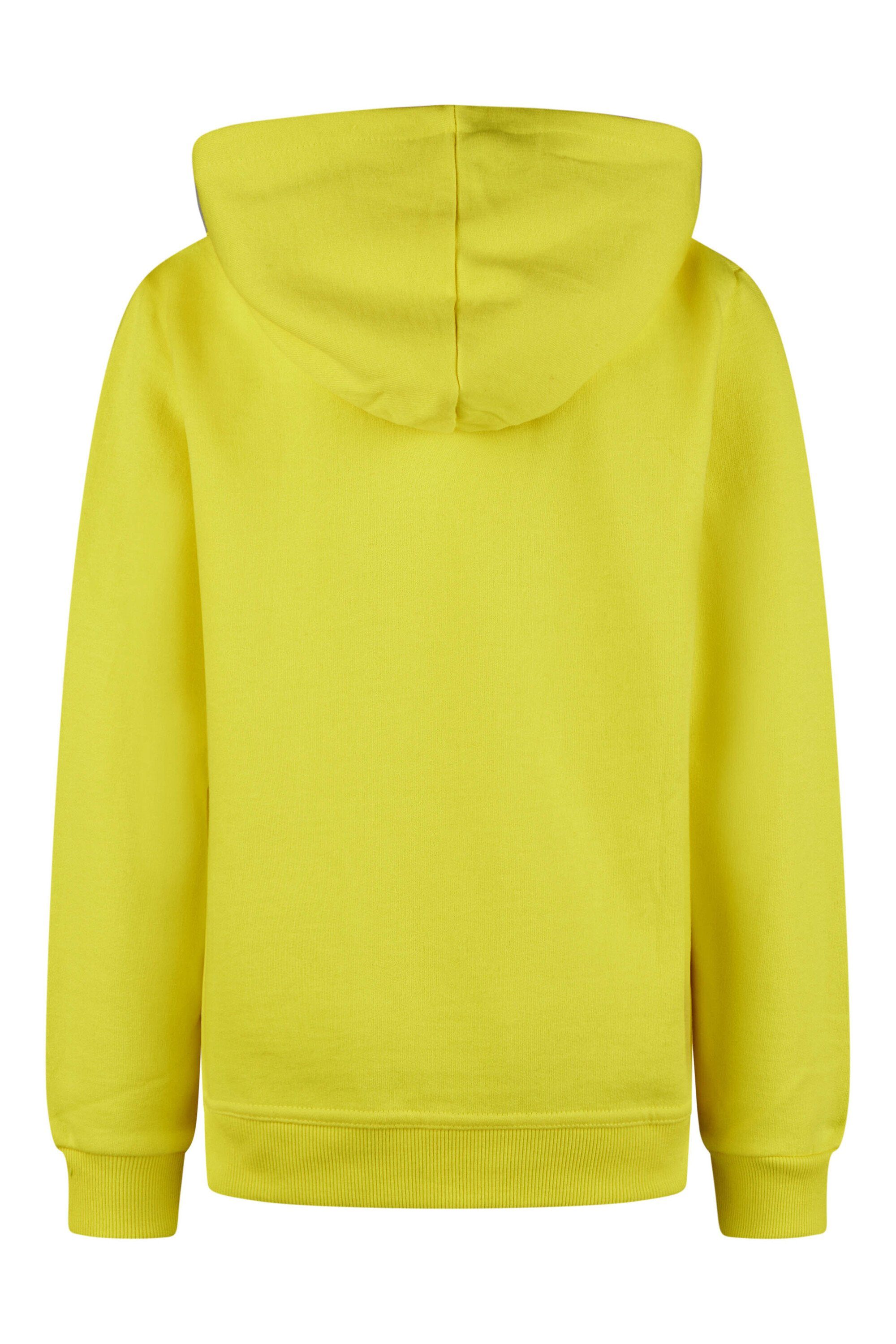 Unisex Schietwetter Kapuzenpullover kuschelig, yellow/navy bequem, weich