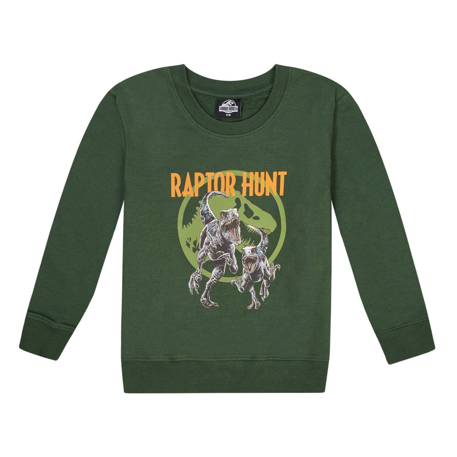 World Raptor Jungen Sweatshirt ONOMATO! Sweatshirt Jurassic Hunt