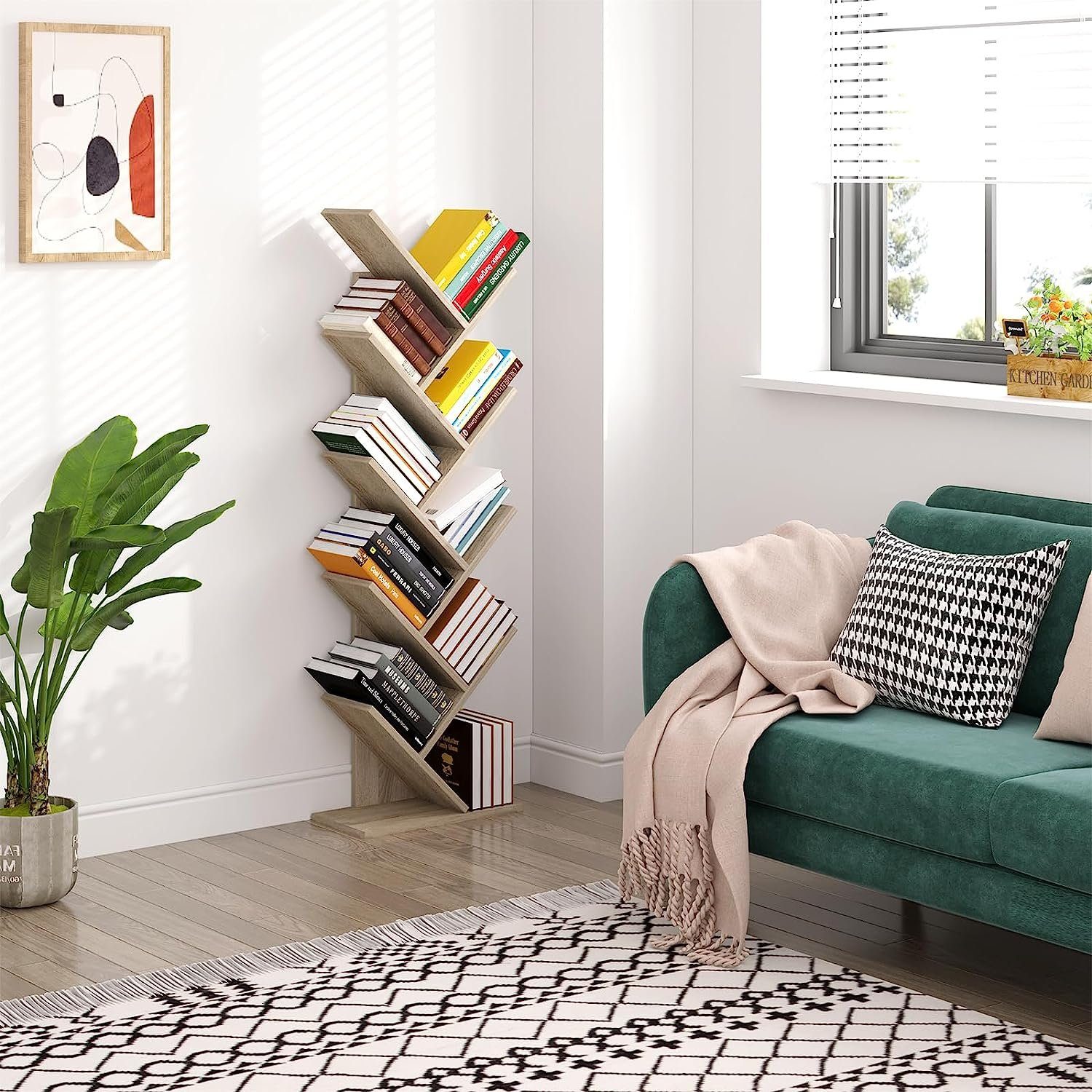 EUGAD Bücherregal, 1-tlg., Raumteiler Aktenregal Aufbewahrungregal Standreg günstig online kaufen