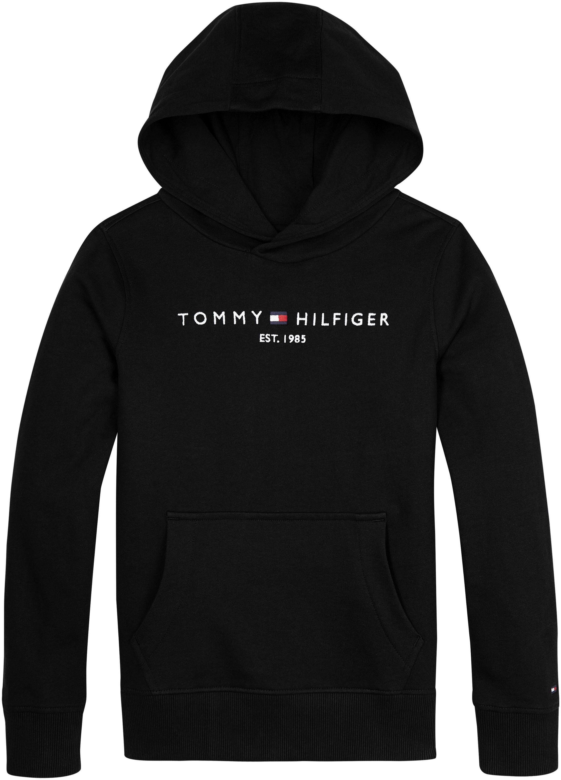 ESSENTIAL HOODIE Junior Kapuzensweatshirt Hilfiger Kinder Mädchen und Tommy Kids Jungen MiniMe,für