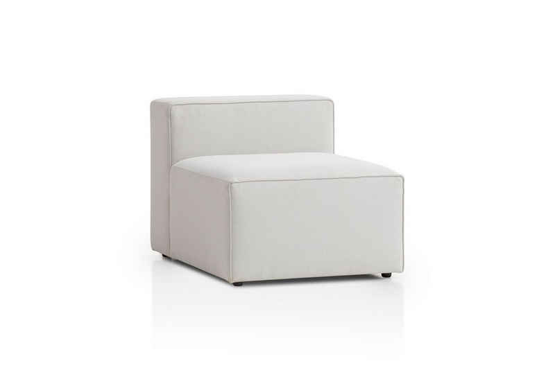XDREAM Sofa-Mittelelement Milos, als Modul oder separat verwendbar (1 St), individuell kombinierbare Wohnlandschaft