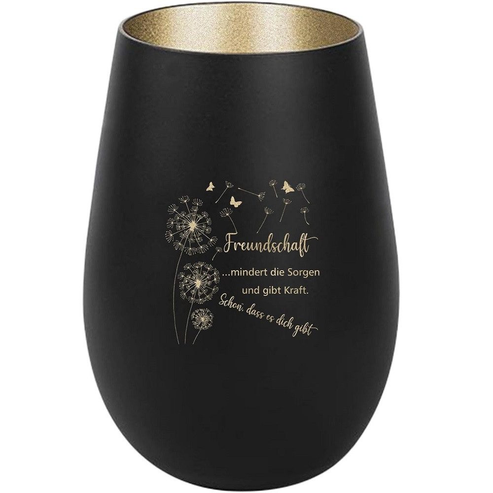 Der Porzellan-Laden Windlicht Personalisiertes Windlicht: 'Freundschaft min günstig online kaufen