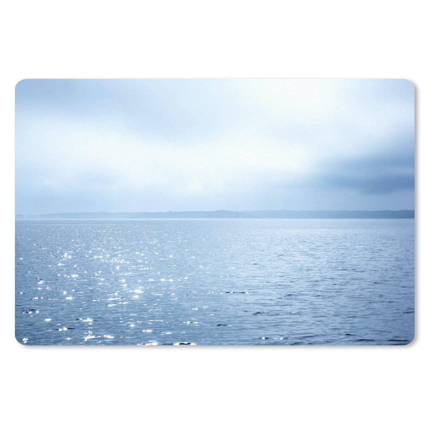 MuchoWow Mauspad Sommer - Meer - Berge (1-St), Mouse pad Klein, Gaming Deko, PC Zubehör, 27x18 cm