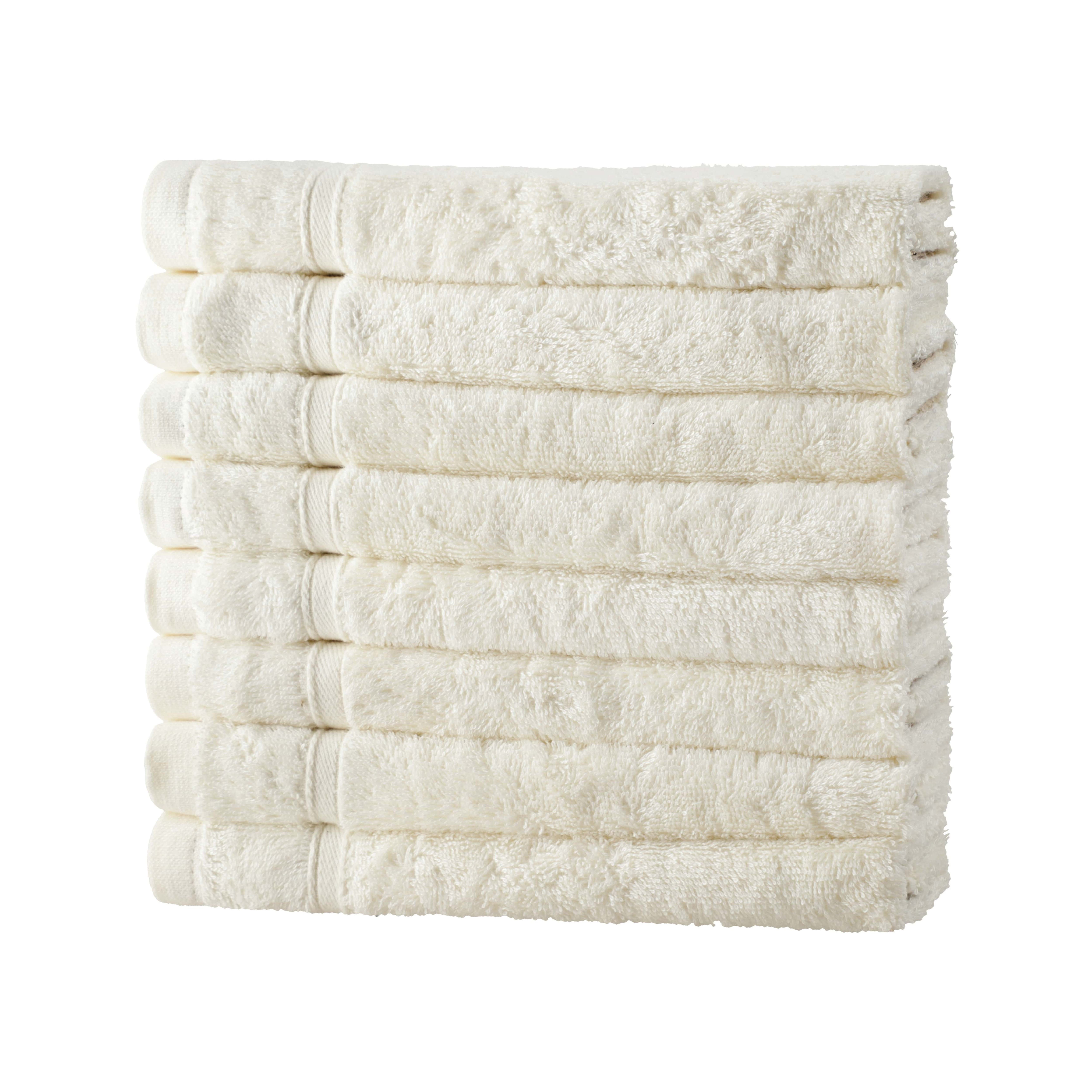 One Home Handtücher Komfort, Frottee (8-St), extra Saugfähig und Weich natur
