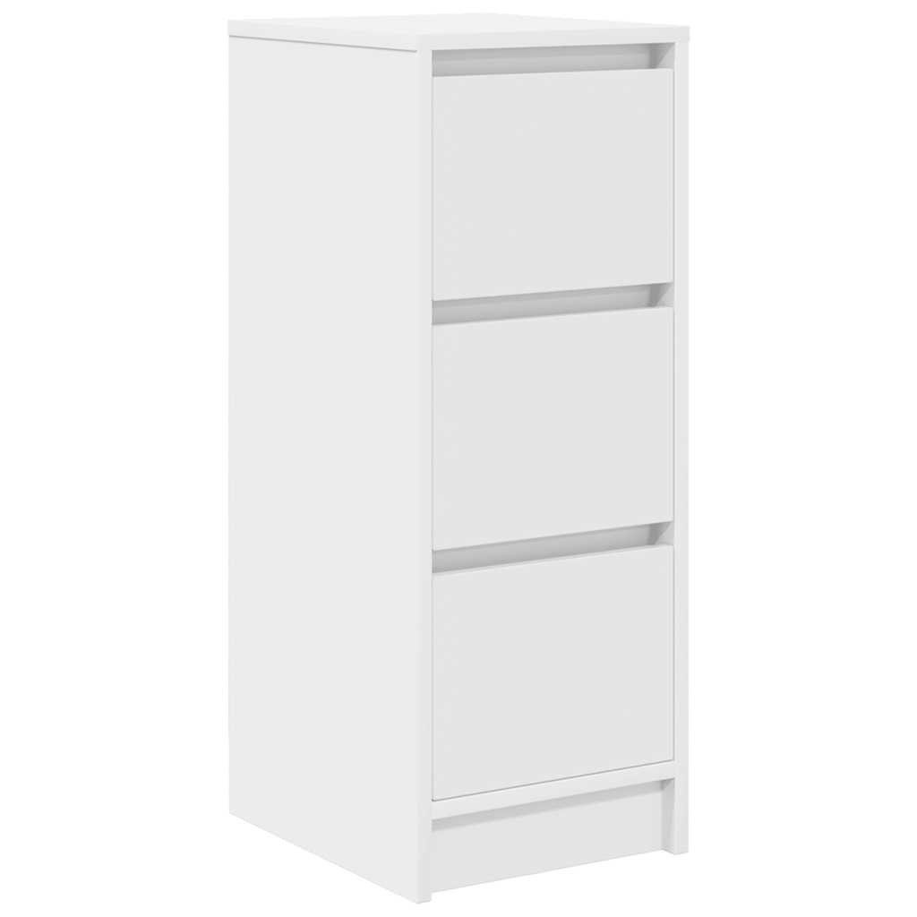 vidaXL Sideboard Sideboard Weiß 29,5x34x76 cm Holzwerkstoff (1 St)