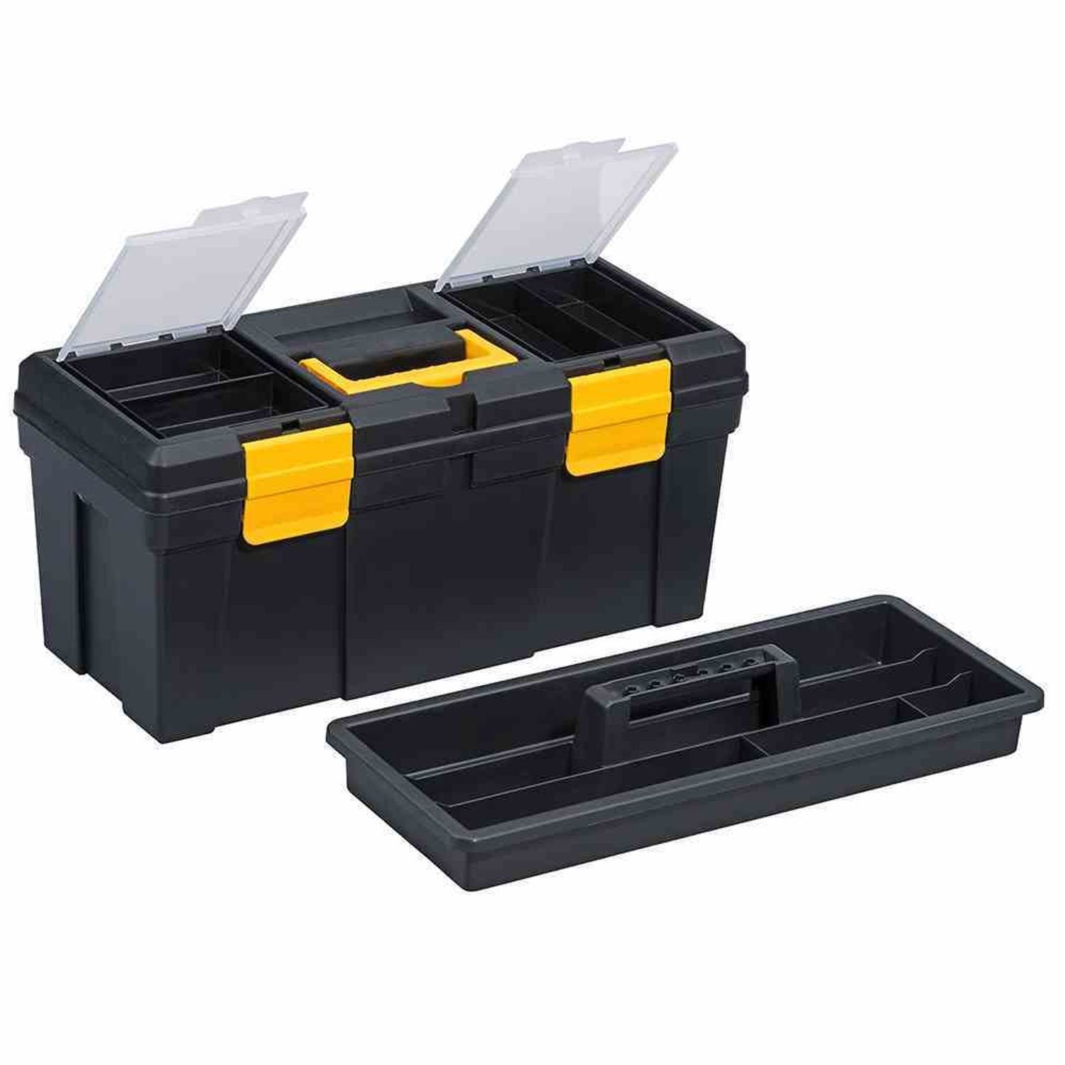 IRONSIDE Werkzeugkoffer Werkzeugkasten Kunststoff 510 x 240 x 240 mm