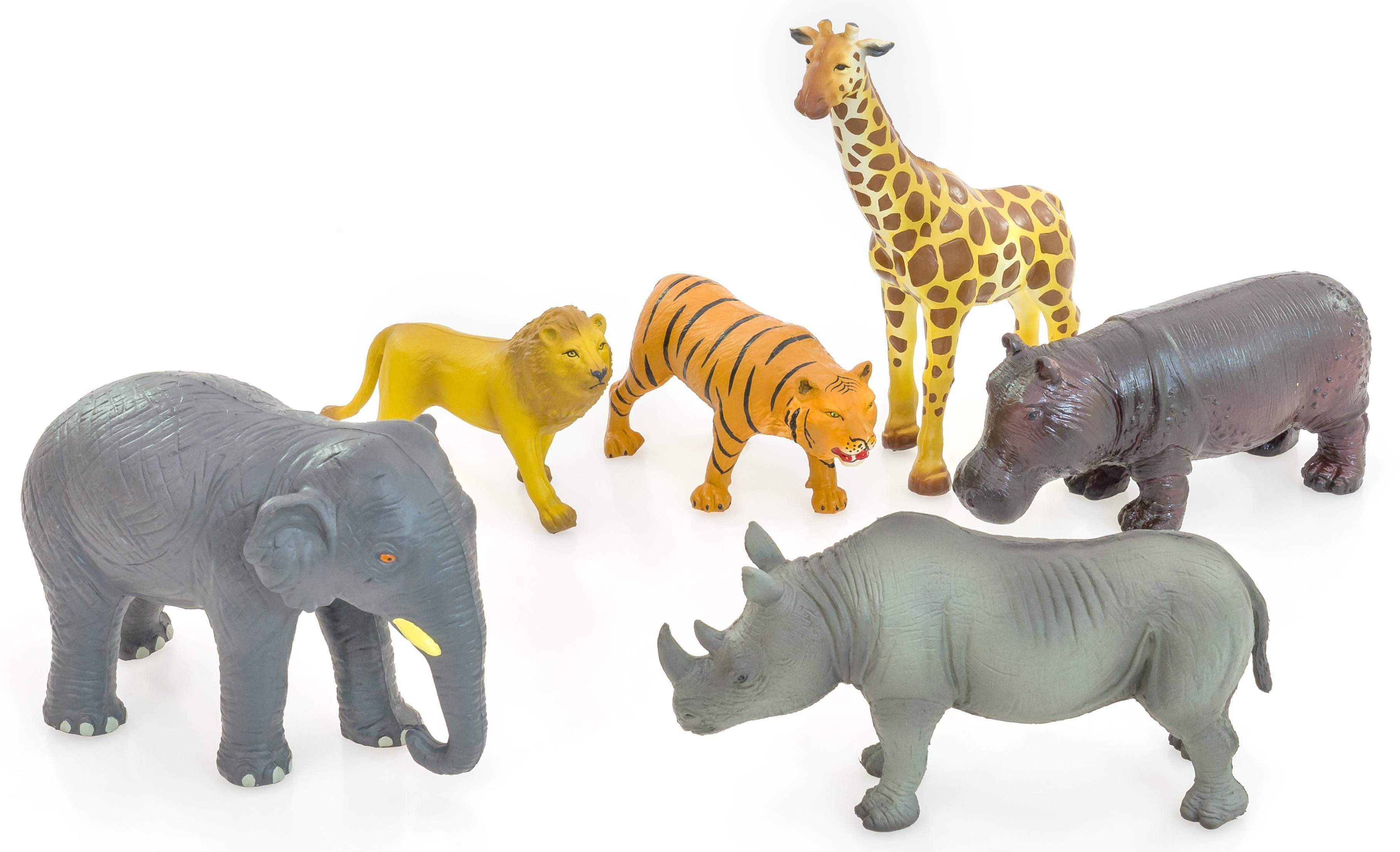 Betzold Spielfigur Wilde-Tiere-Set, 6-tlg.