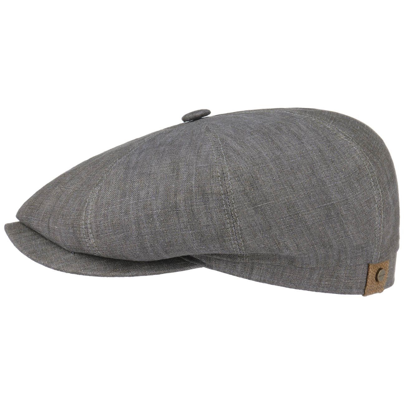 (1-St) Balloncap EU the Schirm, in Flat mit grau Stetson Made Cap