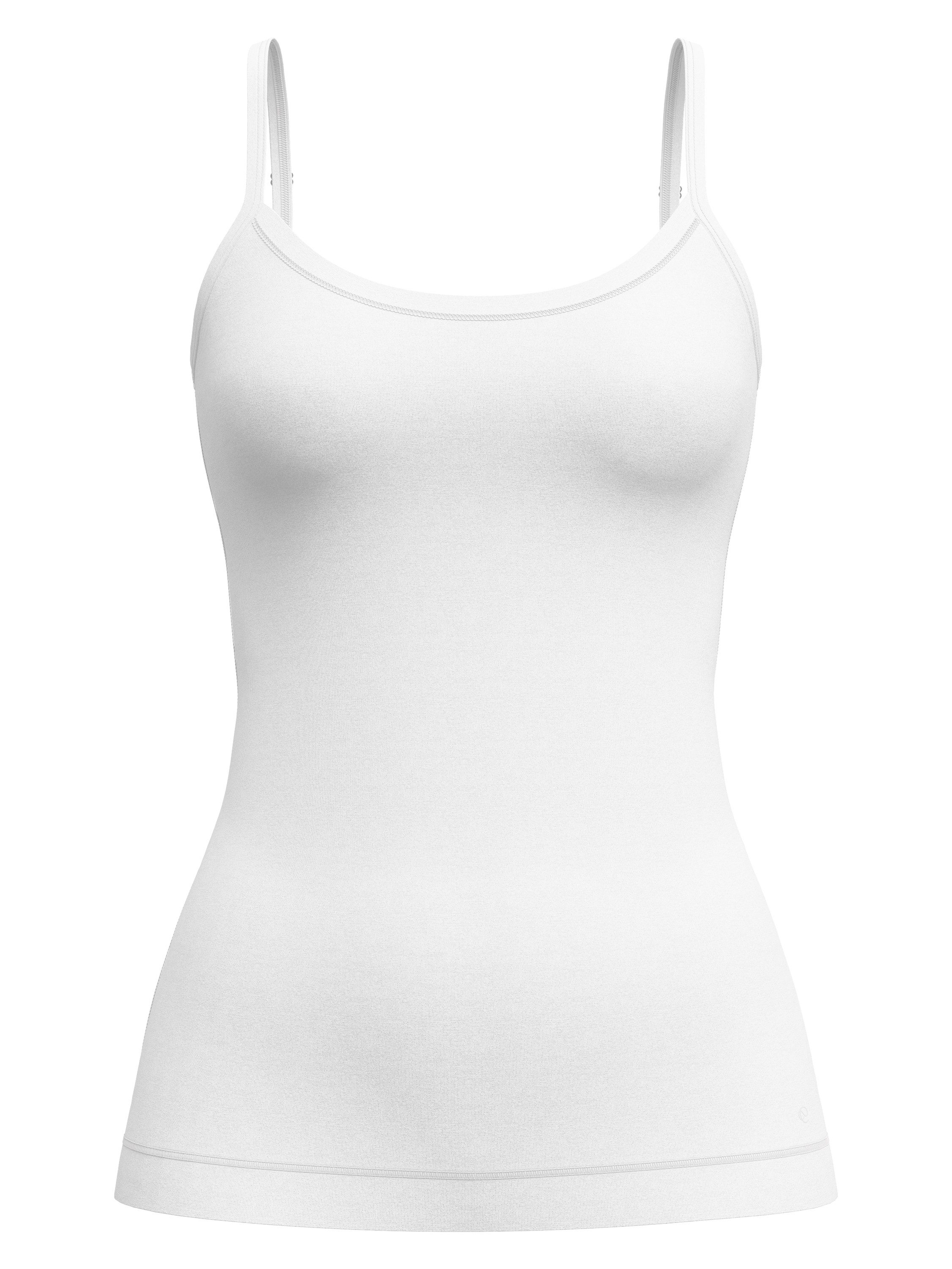 CALIDA Spaghettitop Soft Favourites Damen (1-tlg) leicht und weich, atmungsaktiv, hautfreundlich, verstellbare Träger