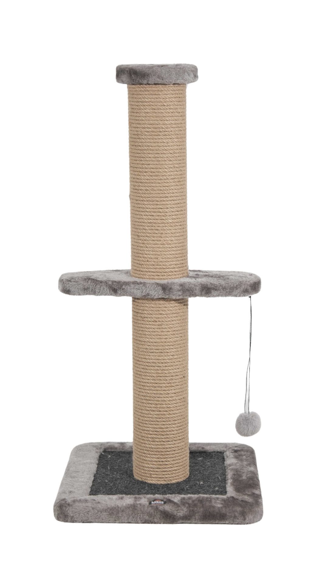 Kratzbaum Katzenkratzbrett mit Sisal-Säulen & Hängender Ball strapazierfähig