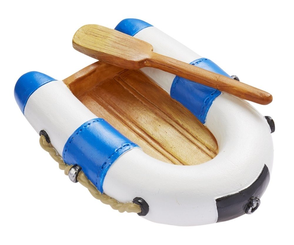 HobbyFun Dekofigur Miniatur Schlauchboot ca. 7x5cm 1 Stck. Blau