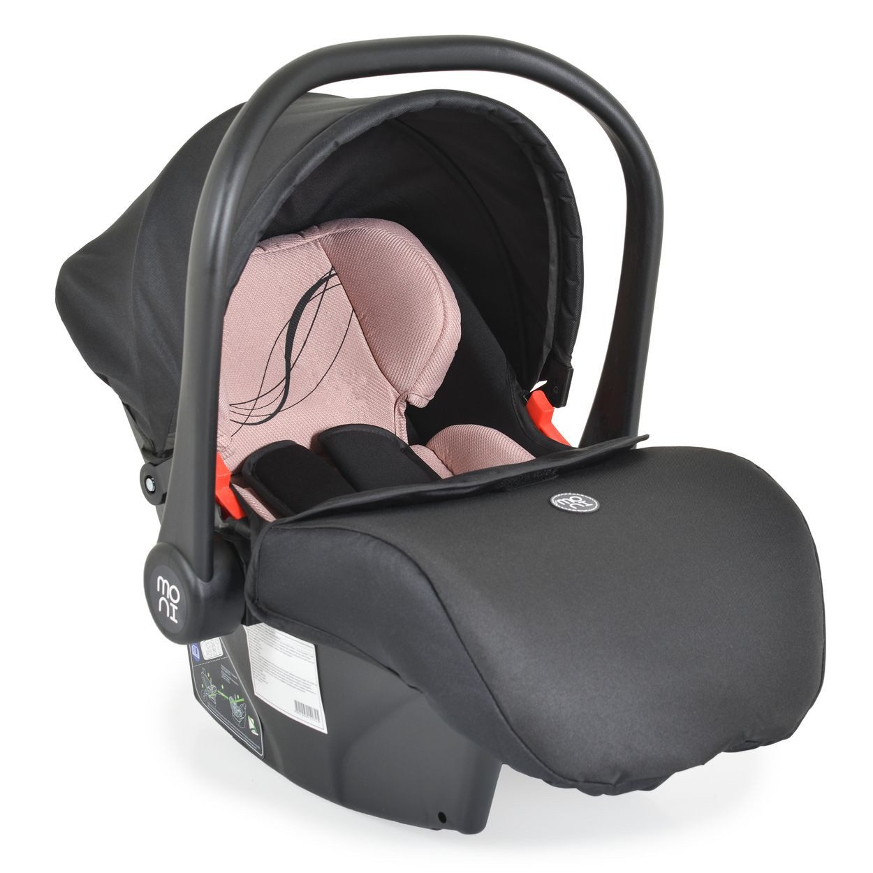 Moni Babyschale Babyschale i-Size (40 - 87cm), ab: 0, bis: 0.5, Gruppe 0+ Fußabdeckung Kopfstütze Gurt
