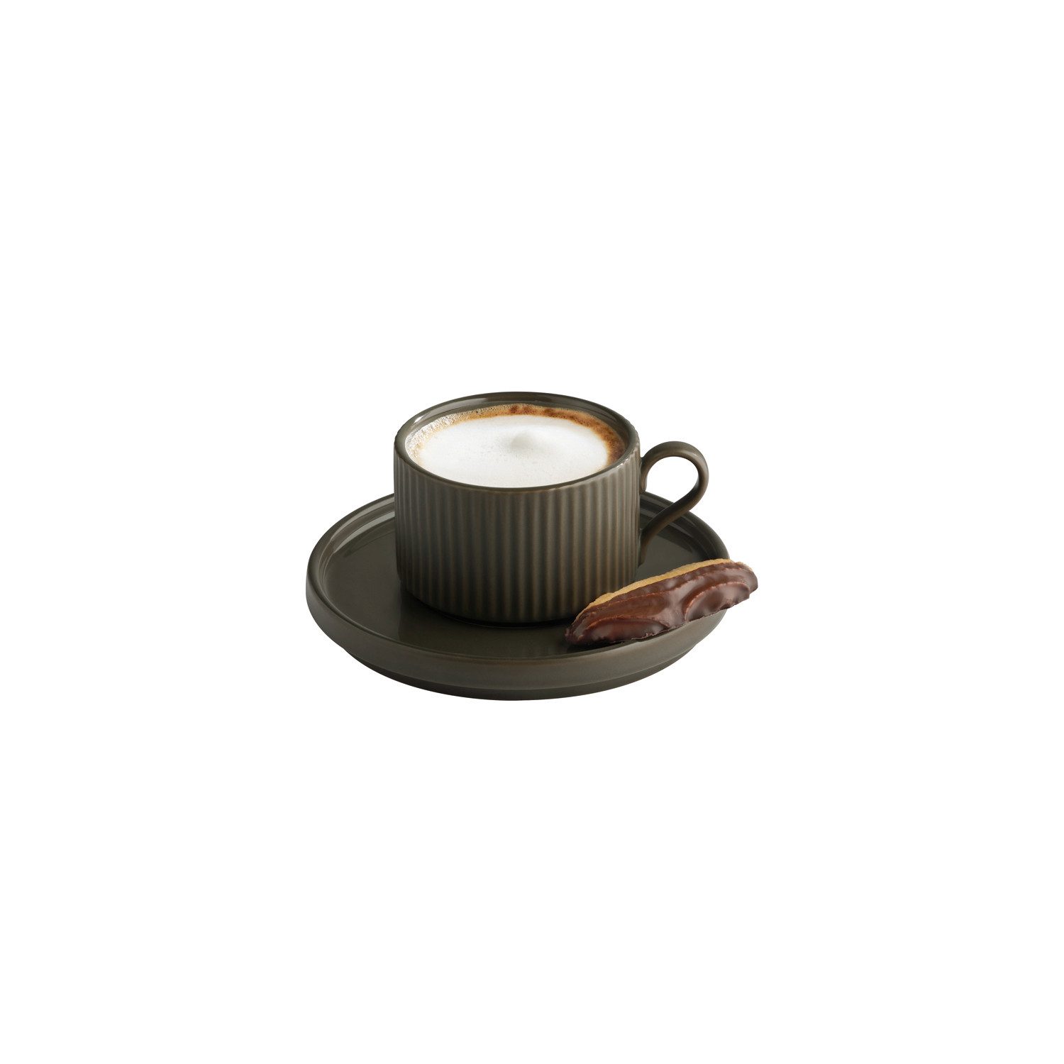 APS Untertasse THE GRID, (6 St), H: 2 cm, Porzellan, 6 Stück