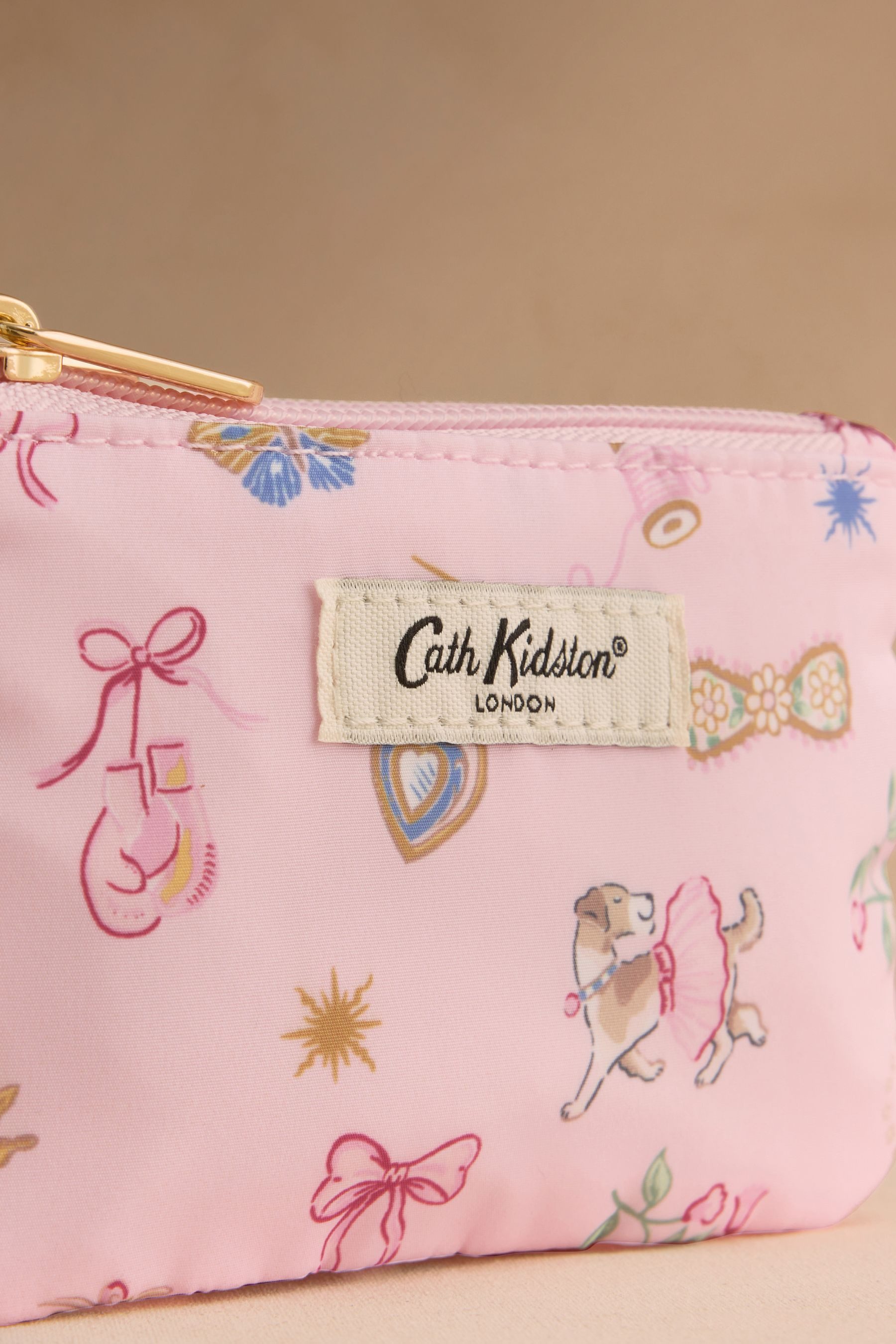 Cath Kidston Geldbörse Cath Kidston Portemonnaie mit Doppelreißverschluss (1-tlg)