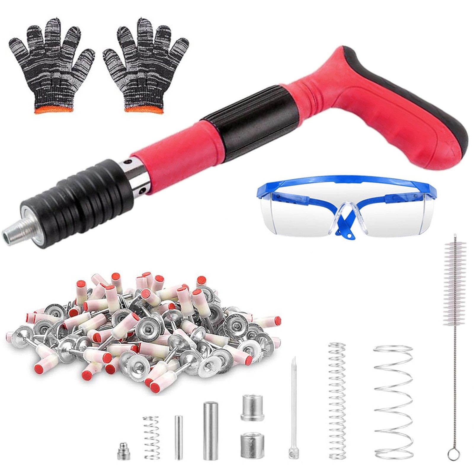 Druckluft-Nagler Manuelle Nagel Tool Stahlnagelpistole Profi Nagelgerät Baunagler