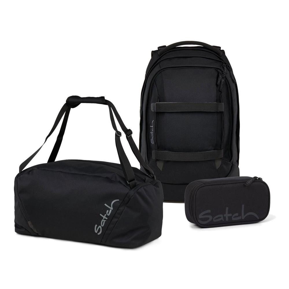 Satch Schulrucksack Pack (3tlg, inkl. Schlamperbox und Sporttasche)
