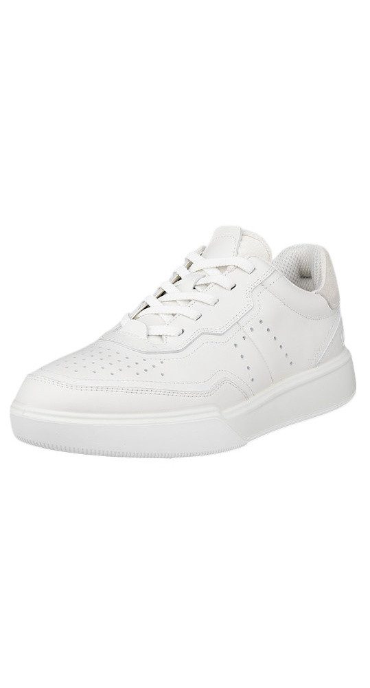 Ecco Street Court Lea (Premium-Leder) weiss Damen Sneaker günstig online kaufen