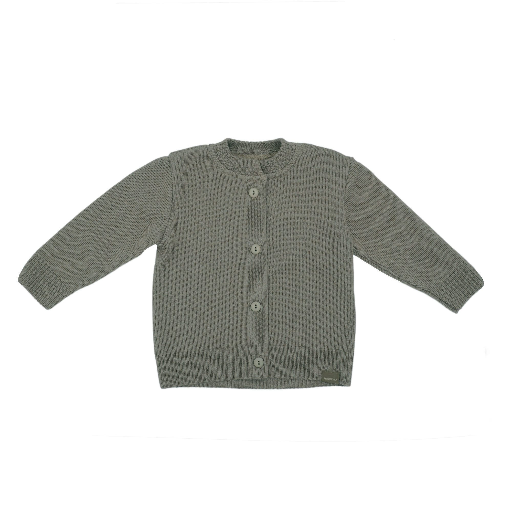 MAXIMO Fleecejacke GOTS MINI-Strickjacke, RR, Knöpfe