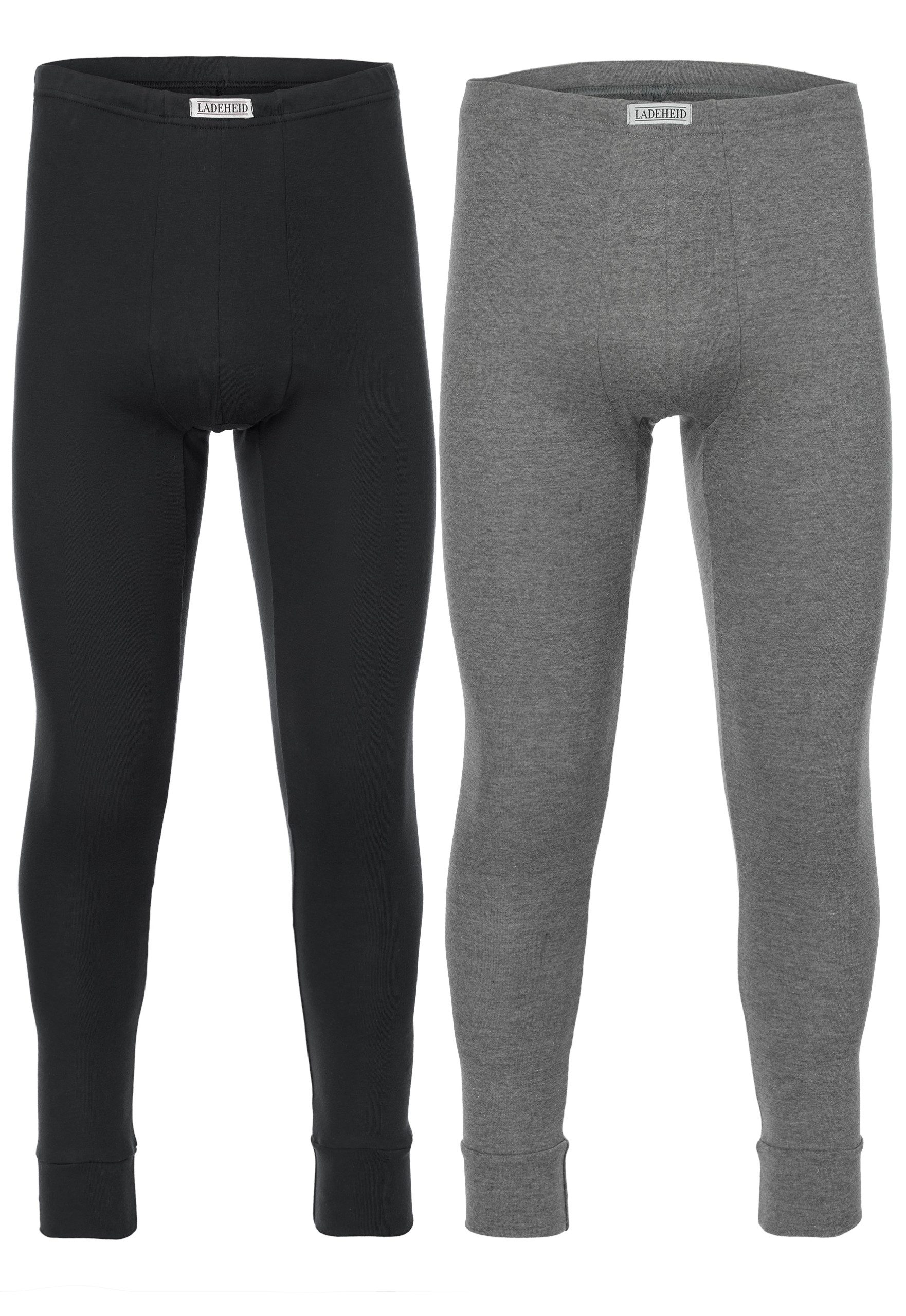 Ladeheid Lange Unterhose 2-er Pack Herren lange Thermounterhose LA40-247 (1 günstig online kaufen