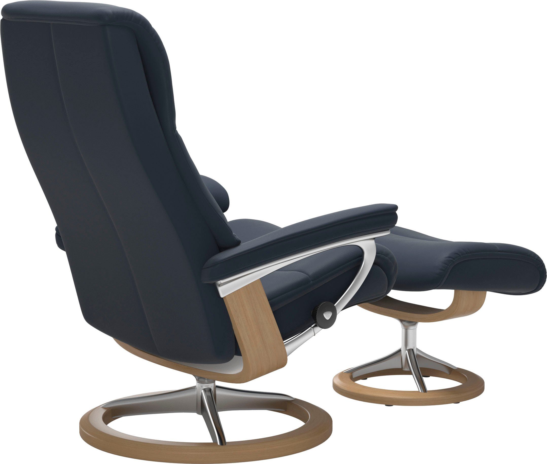 Stressless® Relaxsessel View, mit Signature Base, Eiche Größe S,Gestell