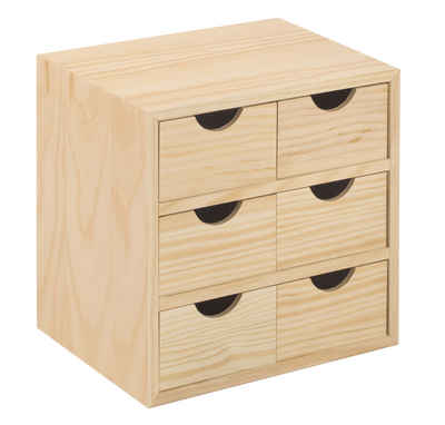 Astigarraga Kit Line Organizer Schubladenblock 28x28x20 cm, Organizer aus Holz, Schubladenelement