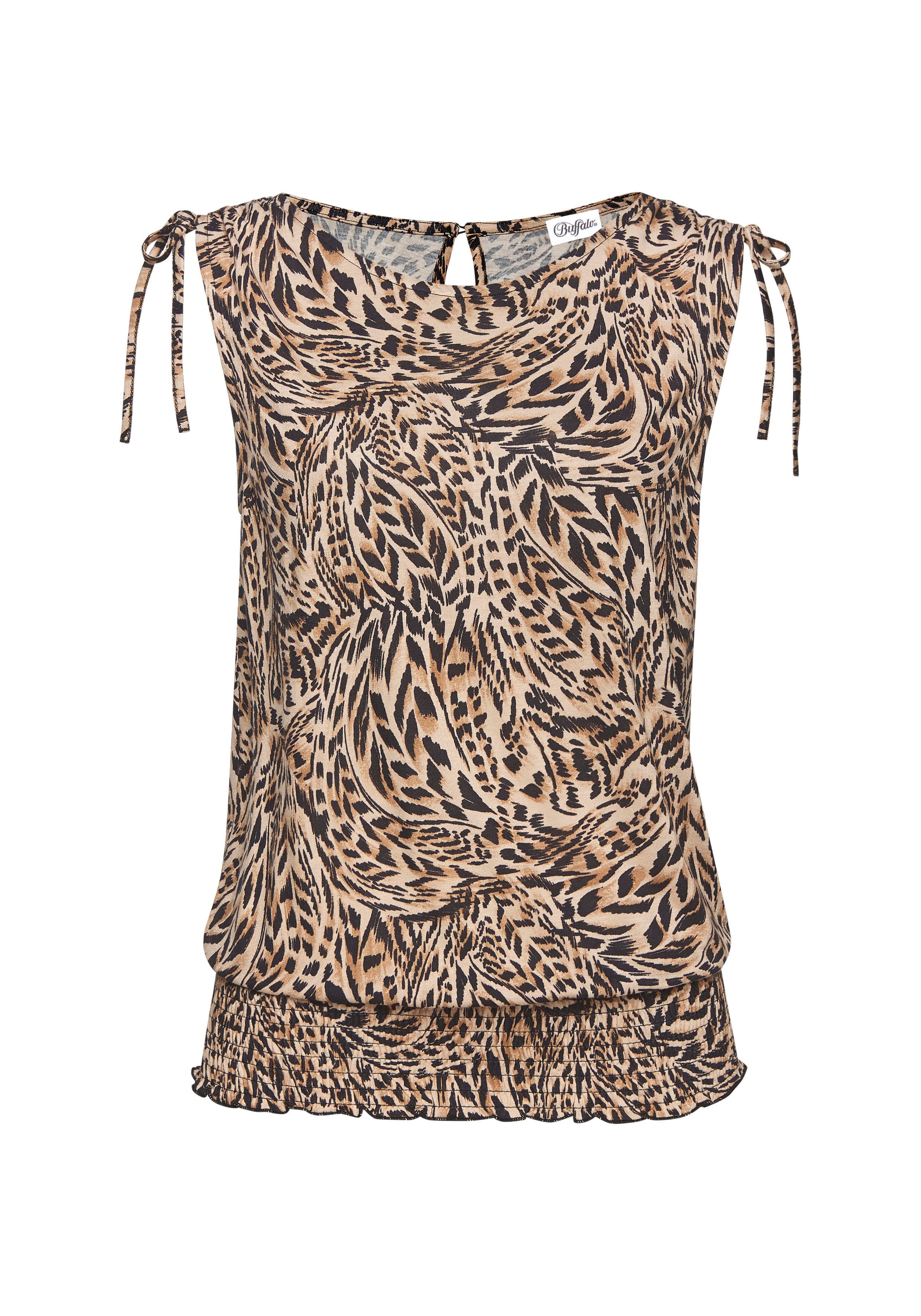 Buffalo Shirttop mit Zierbändern an der Schulter, sommerliches Damentop. € 26,99