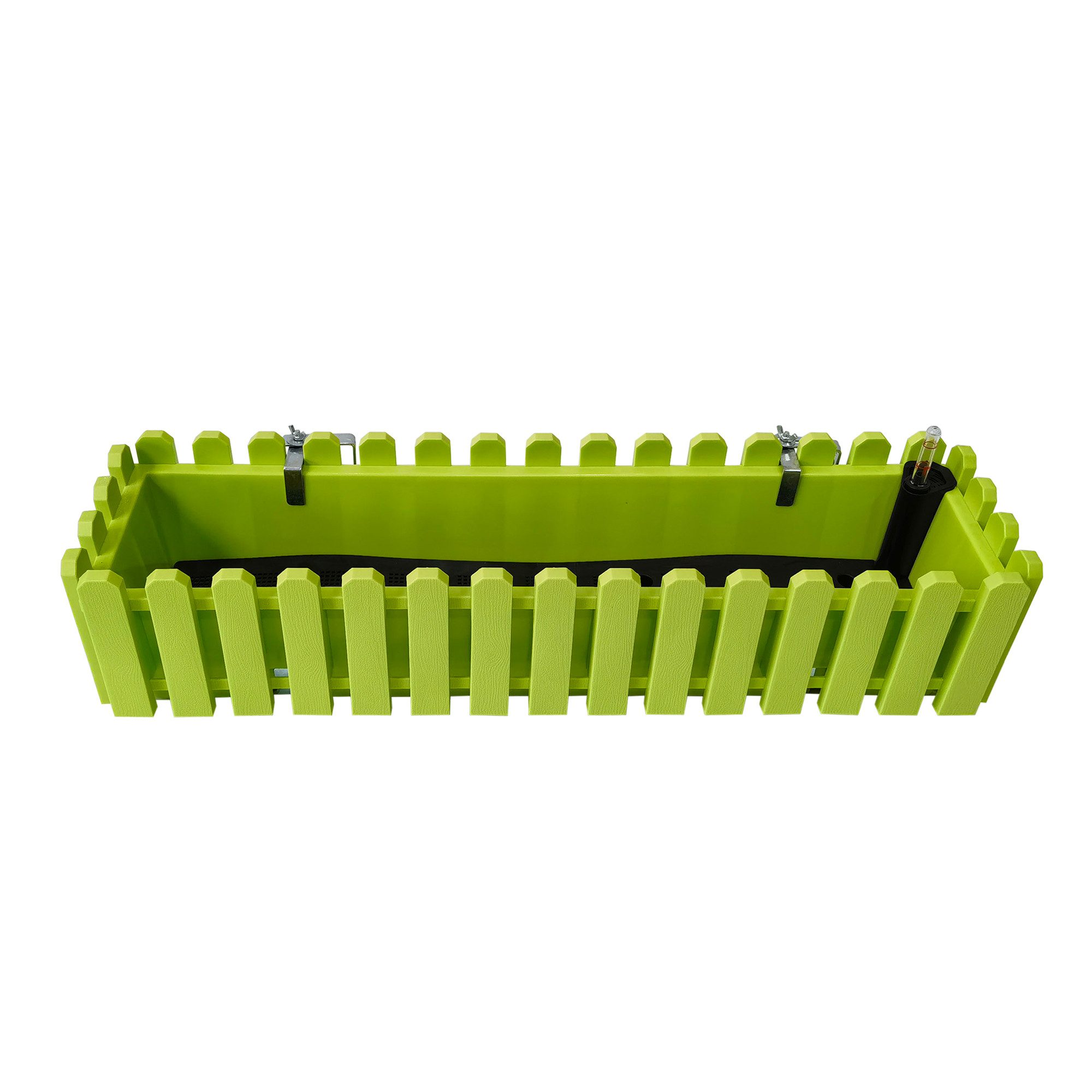 HTI-Living Blumenkasten Pflanzkasten mit Wasserspeicher Nessa (Stück, 1 St., 1 Blumenkasten), Blumenkasten mit Wasserstandsanzeige