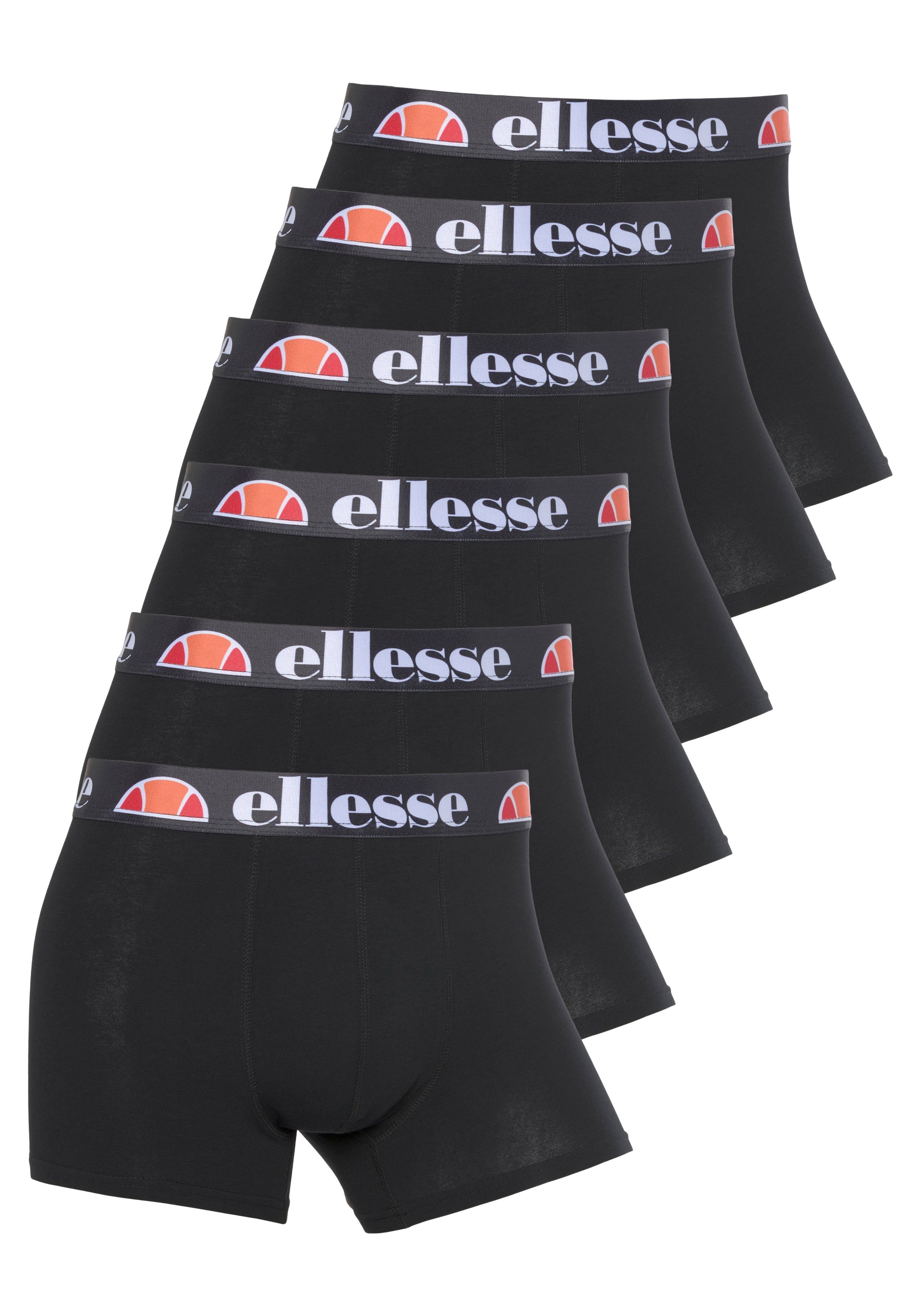 Ellesse Boxershorts MILLARO 6 PACK FASHION TRUNKS black