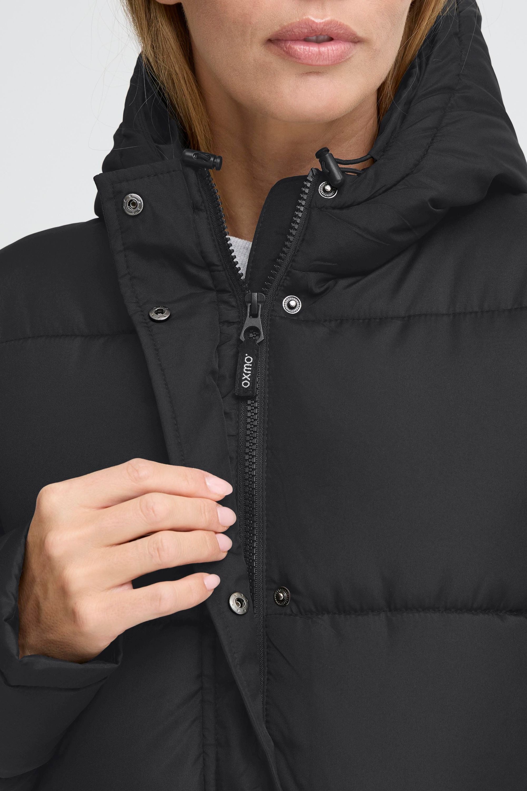 OXMO Wintermantel OXMinna Modischer Steppmantel mit Kapuze – Bild 5 von 5