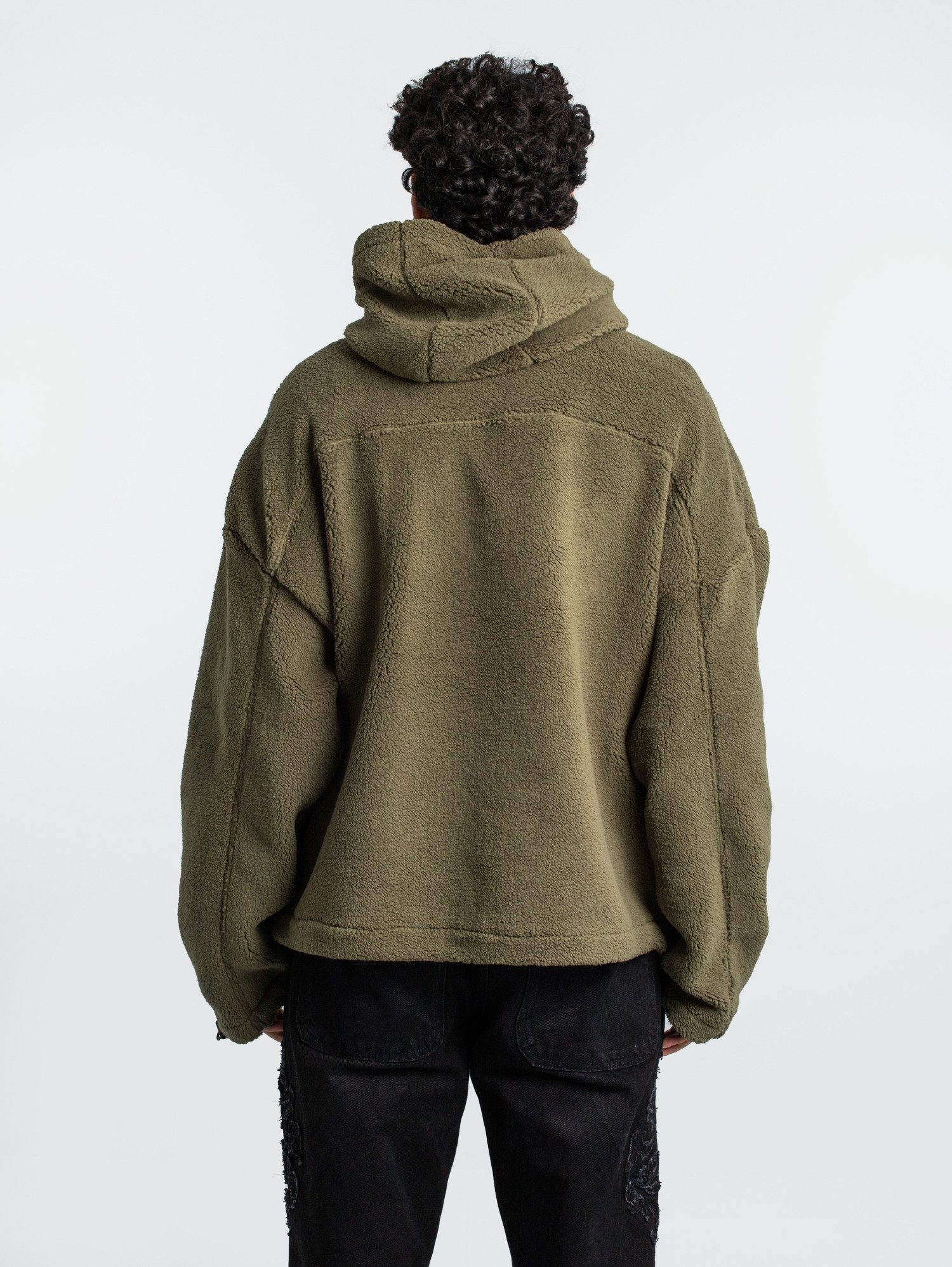 PEGADOR Kapuzenpullover Pegador Fall Teddy Halfzip Hoodie